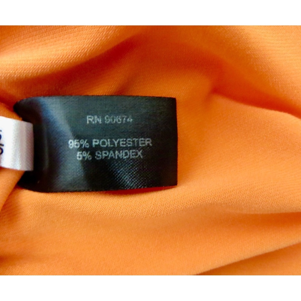 NEW! Boston Proper Knit Tiered Maxi Sun Dress Orange SZ M - Picture 10 of 10